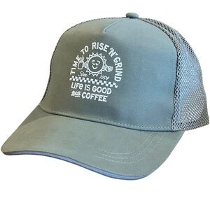 Life is Good® Trail Trucker Hat - UPF 50+
‘Time to Rise’
Olive Green 
OS 
NWT